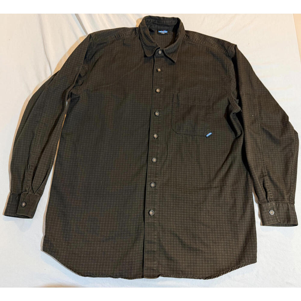 Kavu Mens Button Down Flannel Long Sleeve Shirt Size‎ Large